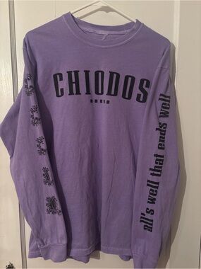 Men's Long-Sleeve Graphic Shirt - Lilac